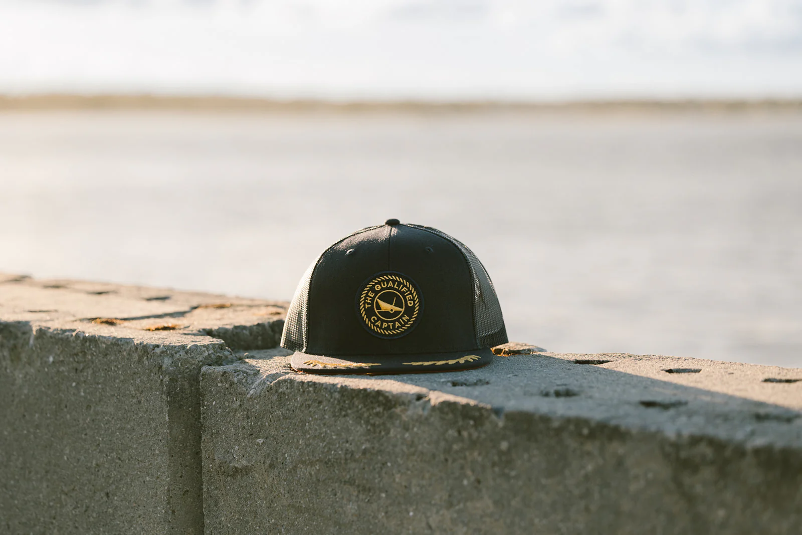 Embroidered Patch Captain Hat - Image 14