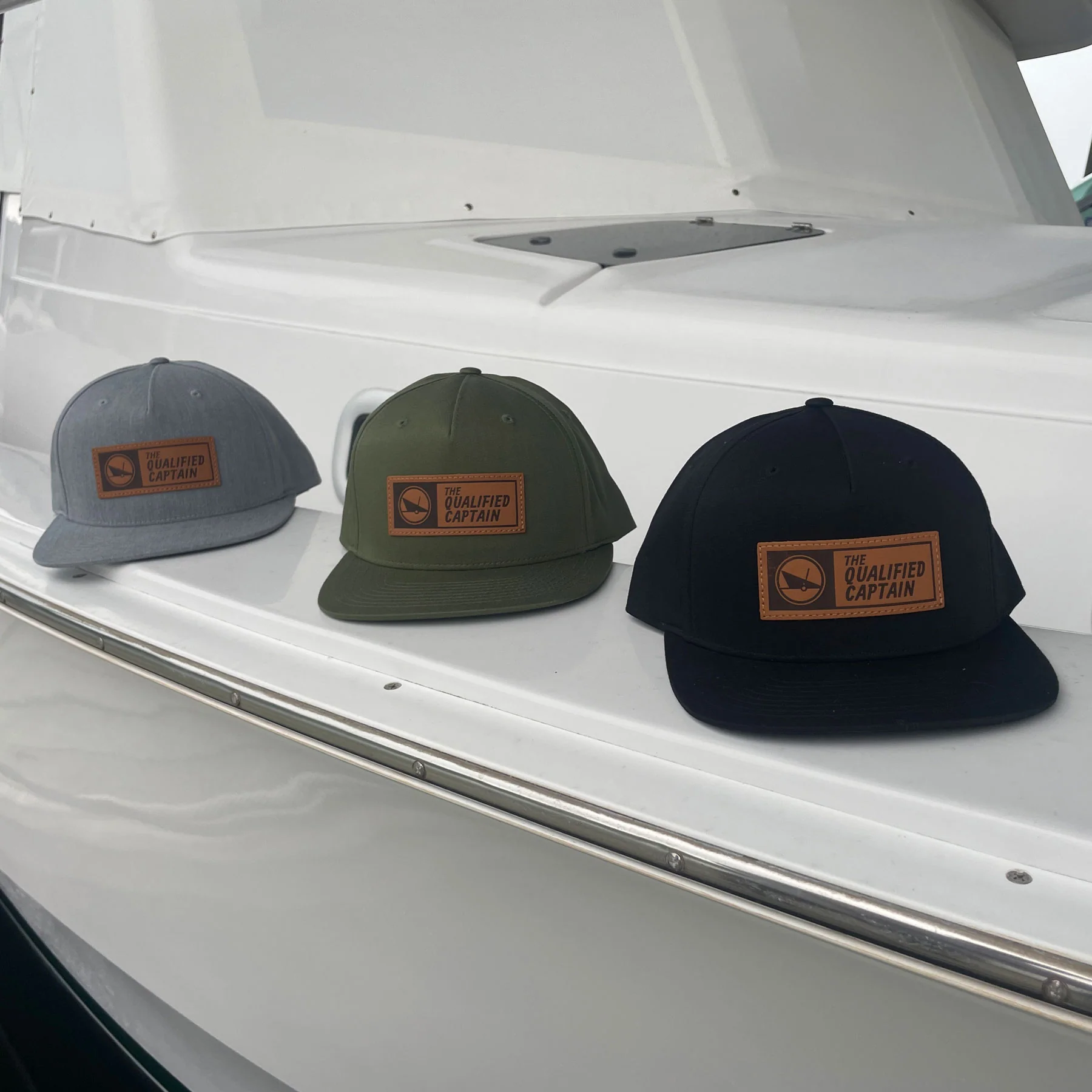Maritime Leather Patch Mid-Profile Hat - Image 9