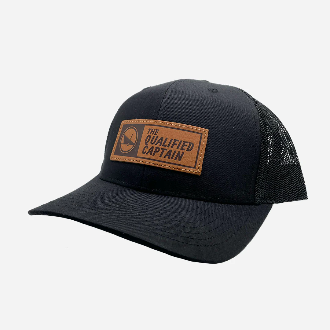 Maritime Leather Patch Trucker Hat - Image 3