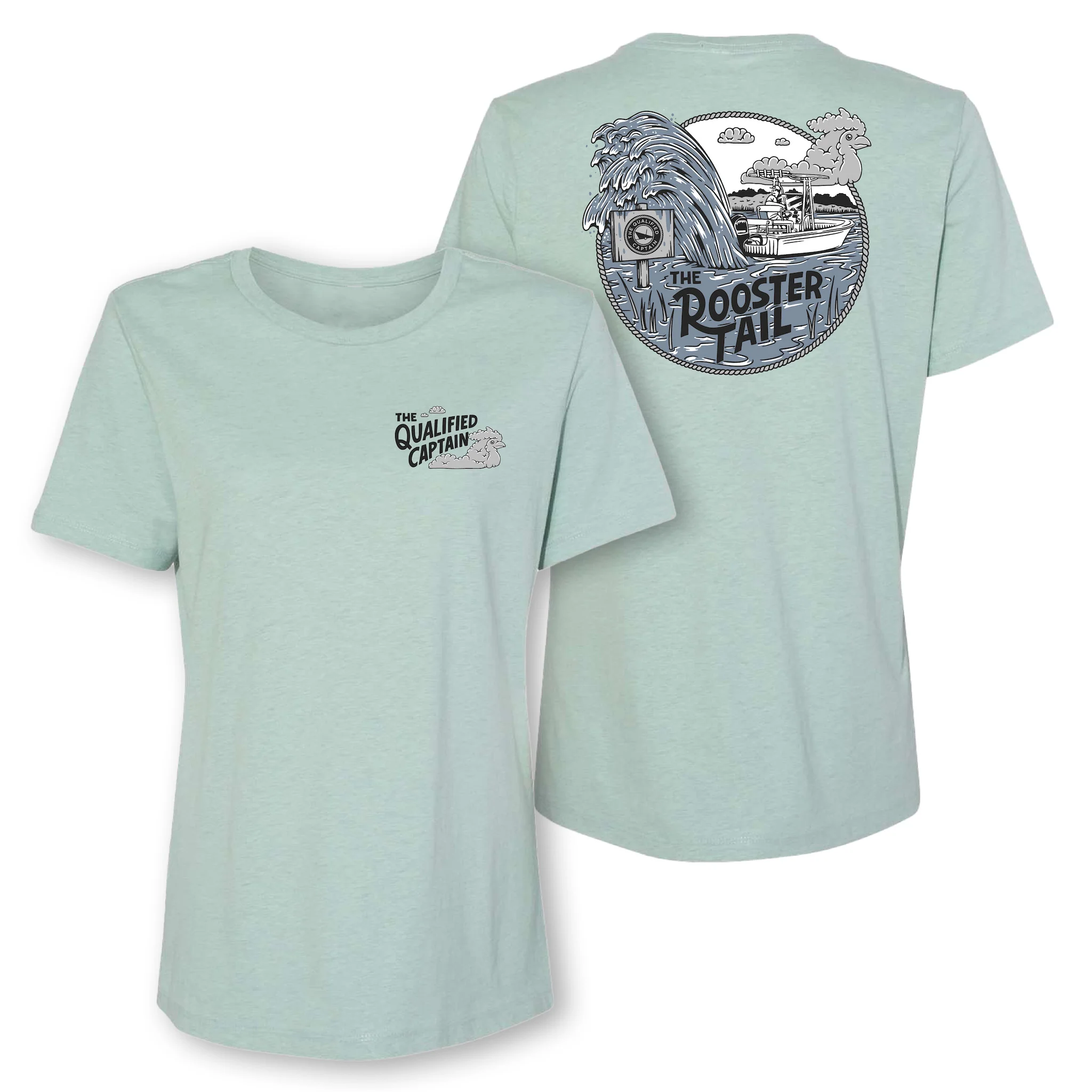 Womens Rooster Tail Tee - Image 3